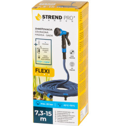 Hadica Strend Pro Garden Flexi, 7.3-15 m, 1/2"-3/4" + píštoľ, záhradná
