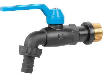 Ventil Strend Pro, záhradný, čierny, 3/4", Nylon