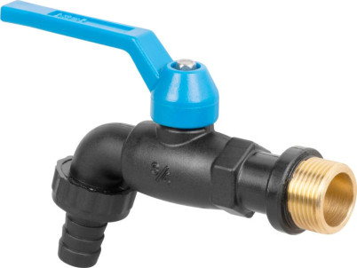 Ventil Strend Pro, záhradný, čierny, 3/4", Nylon