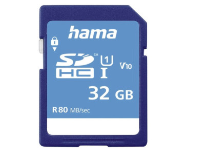 HAMA HighSpeed SD karta, 32 GB, 80 MB/s