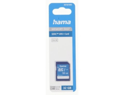HAMA HighSpeed SD karta, 32 GB, 80 MB/s