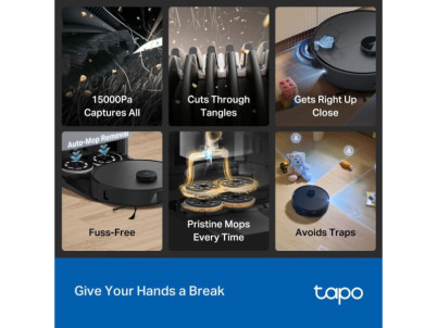 TP-LINK Tapo RV50 Pro Omni, Robotický vys s mo, či