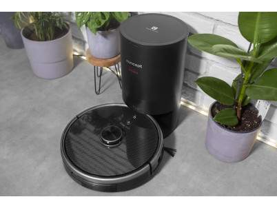CONCEPT vr3520nC Robotický vysávač s mopom 3v1 REAL FORCE Laser Complete Clean Care UVC