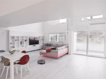 CONCEPT vr3520nC Robotický vysávač s mopom 3v1 REAL FORCE Laser Complete Clean Care UVC