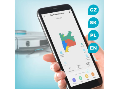 CONCEPT VR3125  PERFECT CLEAN Laser Robotický vysávač s mopom 2 v 1