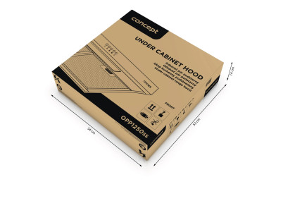 CONCEPT OPP1250ss Digestor podstavný 50 cm