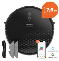 CONCEPT VR3300 Robotický vysávač s mopom 2v1 RoboCross Laser
