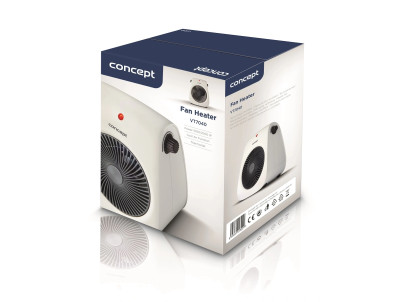 VT7040 Teplovzdušný ventilátor, biely