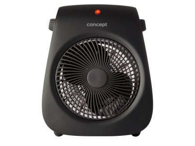 VT7041 Teplovzdušný ventilátor, čierny