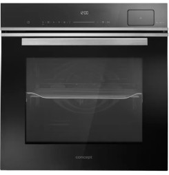 CONCEPT ETV8960bcN BLACK Parná rúra Steam+