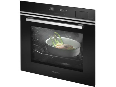 CONCEPT ETV8960bcN BLACK Parná rúra Steam+