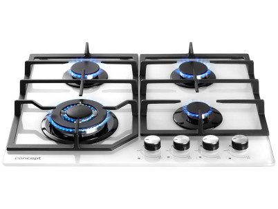 CONCEPT PDV7460wh Plynová doska vstavaná 60 cm WHITE