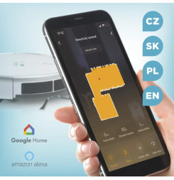 CONCEPT VR2020 Robotický vysávač s mopom 3 v 1 PERFECT CLEAN GYRO DEFENDER UVC