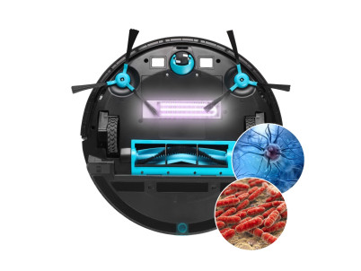 CONCEPT VR2020 Robotický vysávač s mopom 3 v 1 PERFECT CLEAN GYRO DEFENDER UVC