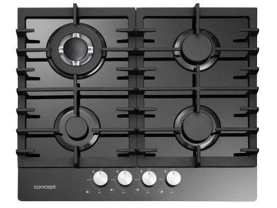 CONCEPT PDV7260bc Plynová doska vstavaná 60 cm BLACK