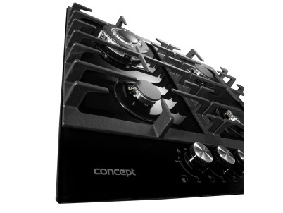 CONCEPT PDV7260bc Plynová doska vstavaná 60 cm BLACK