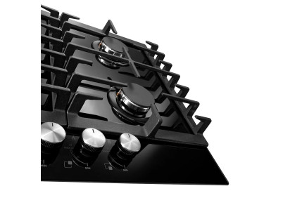 CONCEPT PDV7260bc Plynová doska vstavaná 60 cm BLACK