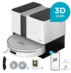 CONCEPT VR4050 Robotický vysávač s mopom 2v1 OPTIMUS Aqua Pro Laser 3D