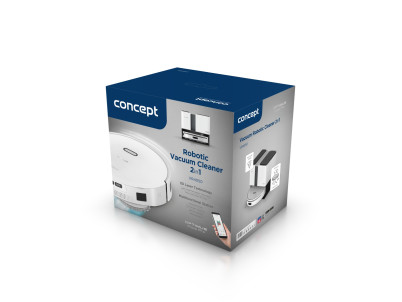 CONCEPT VR4050 Robotický vysávač s mopom 2v1 OPTIMUS Aqua Pro Laser 3D