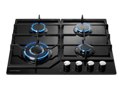 CONCEPT PDV7460bc Plynová doska vstavaná 60 cm BLACK