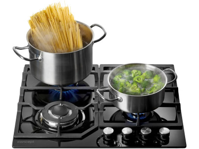 CONCEPT PDV7460bc Plynová doska vstavaná 60 cm BLACK