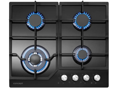 CONCEPT PDV7460bc Plynová doska vstavaná 60 cm BLACK