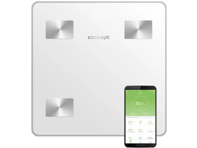 VO4000 Osobná váha diagnostická PERFECT HEALTH, biela VO4000 Osobná váha diagnostická PERFECT HEALTH, biela