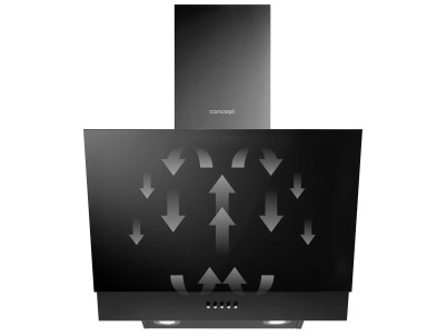 CONCEPT OPK5160bc BLACK Digestor komínový