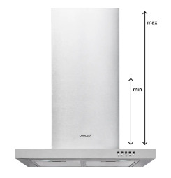 CONCEPT OPK2760ss Digestor komínový 60 cm
