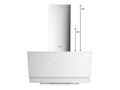 CONCEPT OPK5490wh Digestor komínový 90 cm WHITE CONCEPT OPK5490wh Digestor komínový 90 cm WHITE