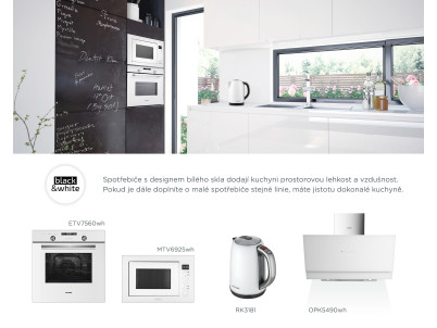 CONCEPT OPK5490wh Digestor komínový 90 cm WHITE CONCEPT OPK5490wh Digestor komínový 90 cm WHITE