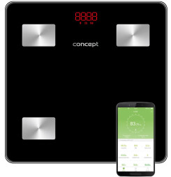 Osobná váha diagnostická, čierna VO4001