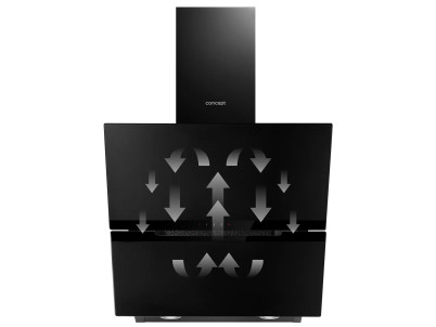 CONCEPT OPK5860bc Digestor komínový 60 cm