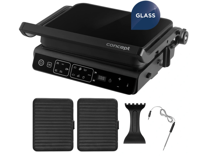CONCEPT GE3600 Kontaktný gril s teplotnou sondou