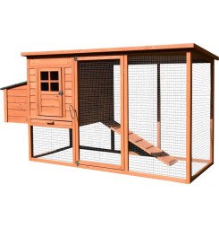 Kurín Strend Pro, pre hydinu, so strechou, 200x75.5x103 cm