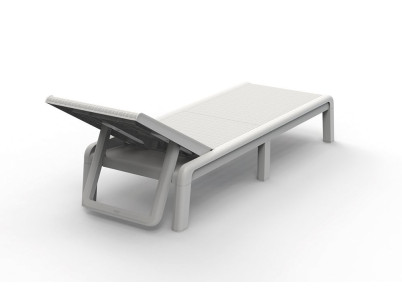 Ležadlo Keter Atlas biele Ležadlo Keter Atlas biele