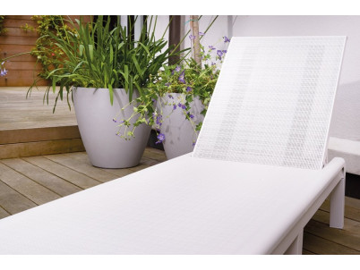 Ležadlo Keter Atlas biele Ležadlo Keter Atlas biele