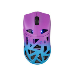 Herná myš DAGONET modrá/fialová WHITE SH