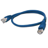 Gembird PP6-3M-B patch RJ45 , cat. 6, FTP, 3m, modrý