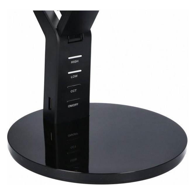 MAXCOM ML4400 LUMEN, Stolová LED lampa, USB, čiern