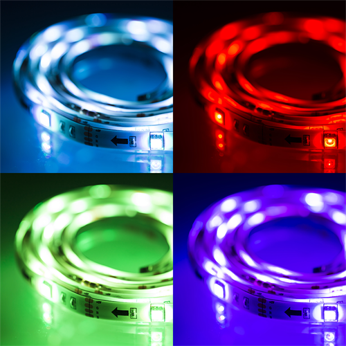 DELTACO GAM-114 LED Pásik, 2x 50cm, RGB GAM-114
