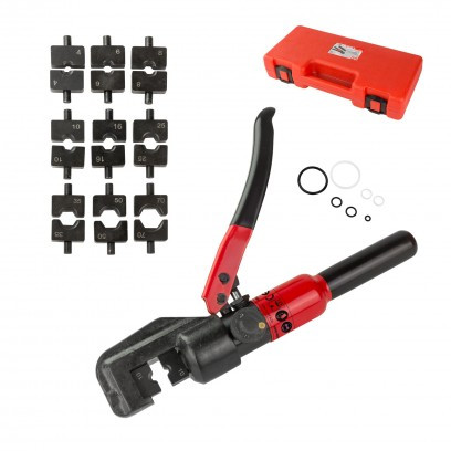 DEMA Hydraulické lisovacie kliešte pre rúrkové káblové oká a spojky 4-70 mm²