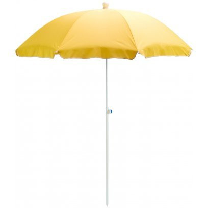 DEMA Plážový slnečník 180 cm UV30 Beach, žltý