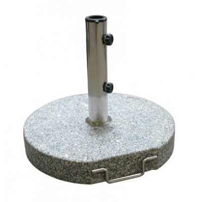 DEMA Stojan na slnečník s kolieskami 45 cm 30 kg Granit