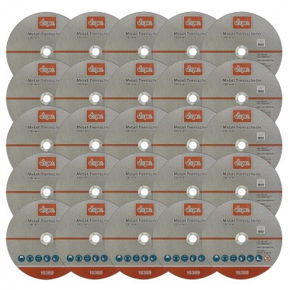 DEMA Rezný kotúč na kov 230x1,9x22,2 mm, 25 ks