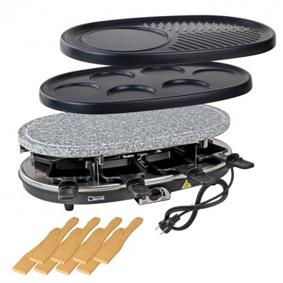 DENNER Elektrický raclette gril 3v1 Tessin
