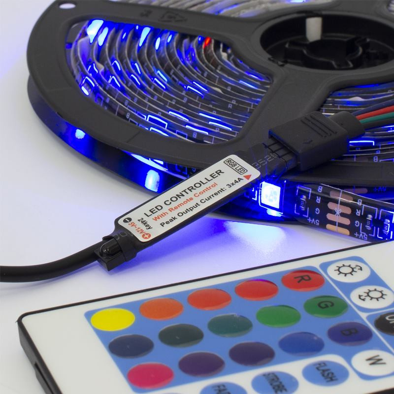 WHITE SHARK LED-05 HELIOS LED Pásik 5m+1m RGB