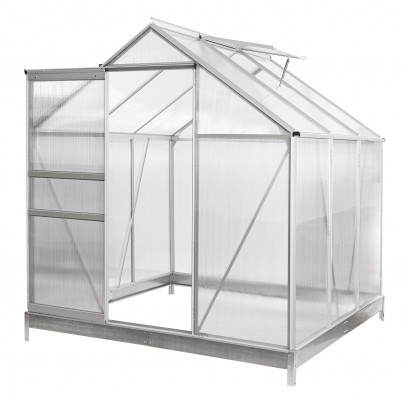 DEMA Skleník 192x192x205 cm so základňou Eco