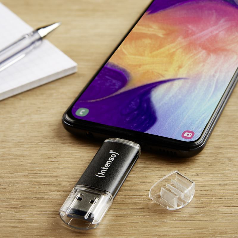 INTENSO Twist Line, USB-C/USB-A, USB Kľúč, 64GB