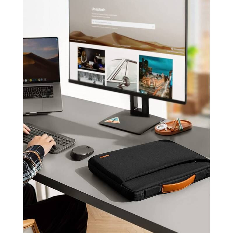 TOMTOC Slim Bag pre MacBook Pro 16&quot;, čierny
